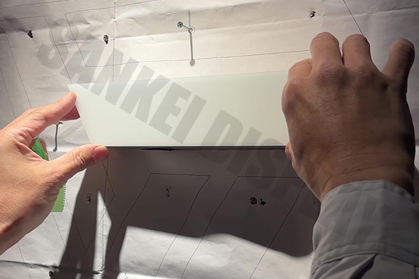 LEDチャンネル文字の設置・施工